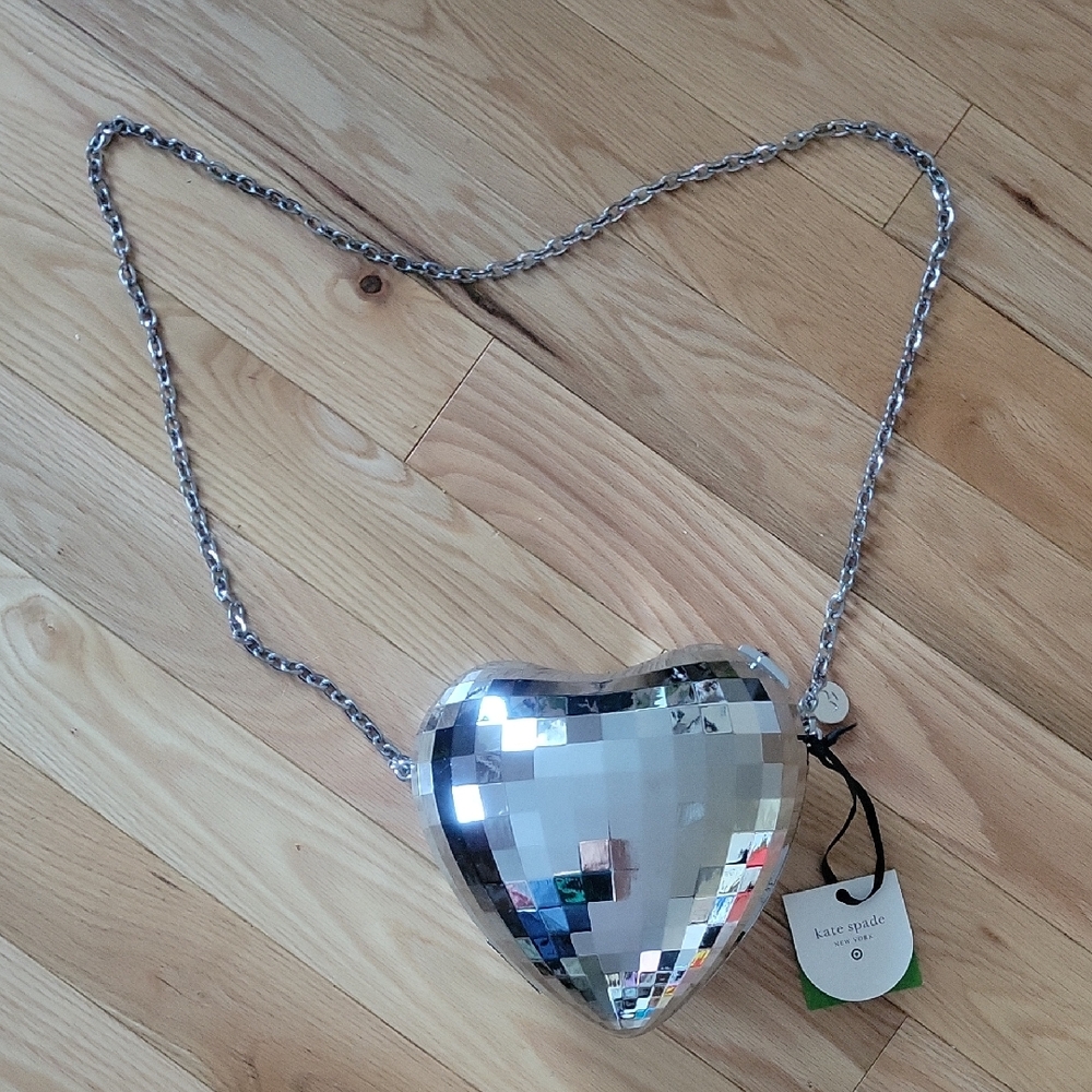 Kate Spade Metallic Heart Crossbody